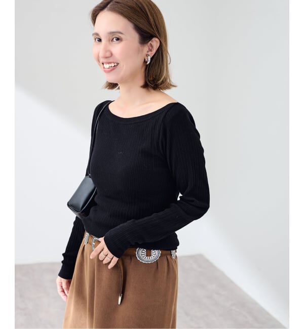 FRAMeWORK「≪予約≫GICIPI/ジチピ ROSMARINO ボートネック」|Tシャツ・カットソー|