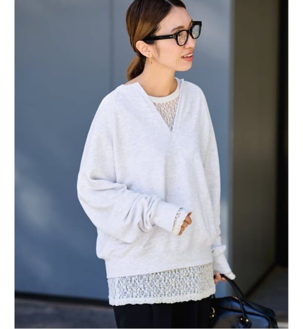 FRAMeWORK「≪追加予約≫Butter Terry キーネックスウェット」|スウェット・ジャージ|