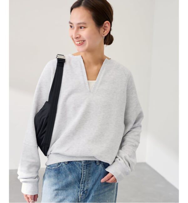 FRAMeWORK「≪追加予約≫Butter Terry キーネックスウェット」|スウェット・ジャージ|