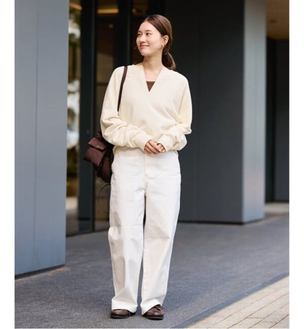 FRAMeWORK「≪追加予約≫Butter Terry キーネックスウェット」|スウェット・ジャージ|