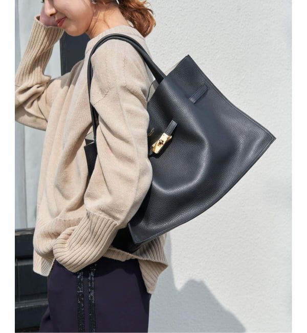 Spick and Span「《新色有り / 追加予約》VIOLAd&rsquo;ORO イタリアンWフェイスレザートートバッグ L」|トートバッグ|