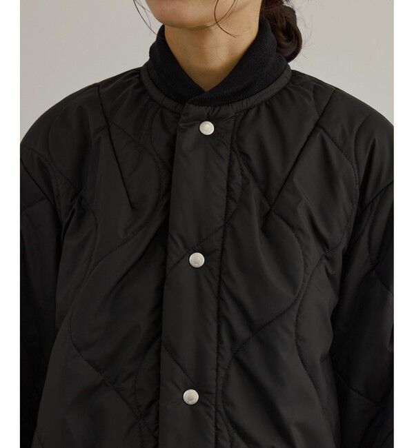 SALON adam et rope'「【LAVENHAM（ラベンハム） for SALON】LONGLINE BOMBER キルティングロングコート / 軽量」|その他|