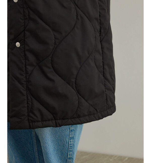SALON adam et rope'「【LAVENHAM（ラベンハム） for SALON】LONGLINE BOMBER キルティングロングコート / 軽量」|その他|