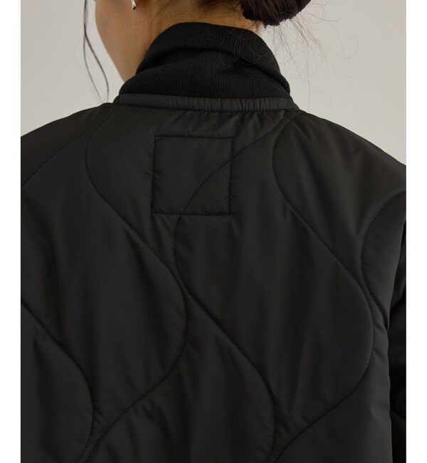 SALON adam et rope'「【LAVENHAM（ラベンハム） for SALON】LONGLINE BOMBER キルティングロングコート / 軽量」|その他|