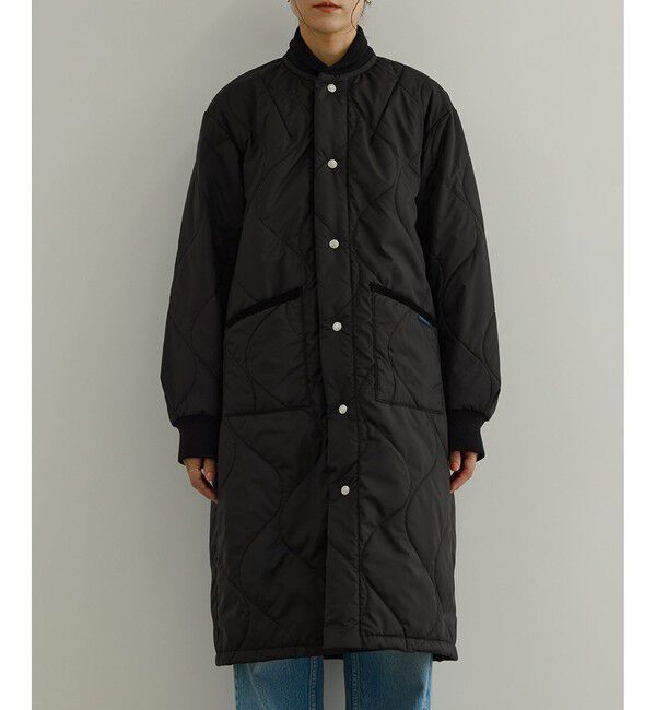 SALON adam et rope'「【LAVENHAM（ラベンハム） for SALON】LONGLINE BOMBER キルティングロングコート / 軽量」|その他|