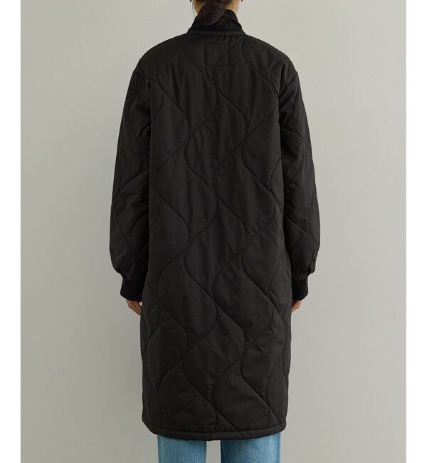 SALON adam et rope'「【LAVENHAM（ラベンハム） for SALON】LONGLINE BOMBER キルティングロングコート / 軽量」|その他|