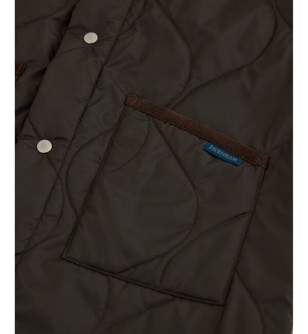 SALON adam et rope'「【LAVENHAM（ラベンハム） for SALON】LONGLINE BOMBER キルティングロングコート / 軽量」|その他|