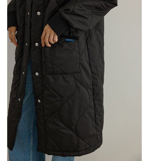 SALON adam et rope'「【LAVENHAM（ラベンハム） for SALON】LONGLINE BOMBER キルティングロングコート / 軽量」|その他|