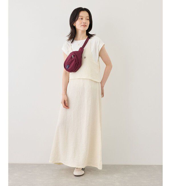 Rope&rsquo;Picnic「【BEVERLYHILLS POLO CLUB】ふくれジャガードキャミワンピース」|ワンピース|
