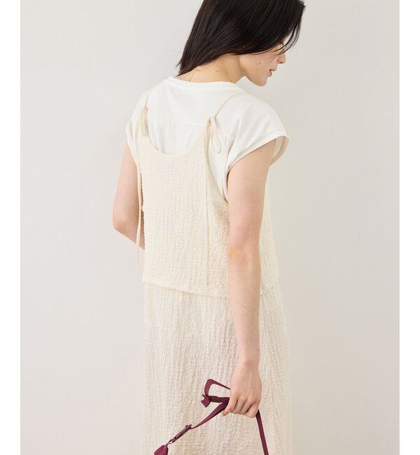 Rope&rsquo;Picnic「【BEVERLYHILLS POLO CLUB】ふくれジャガードキャミワンピース」|ワンピース|