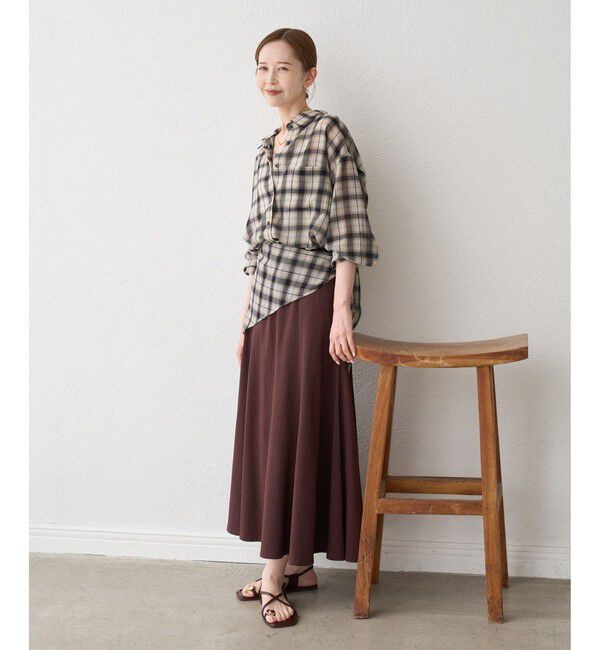 Rope&rsquo;Picnic「シアーマドラスチェックボイルシャツ」|シャツ・ブラウス|