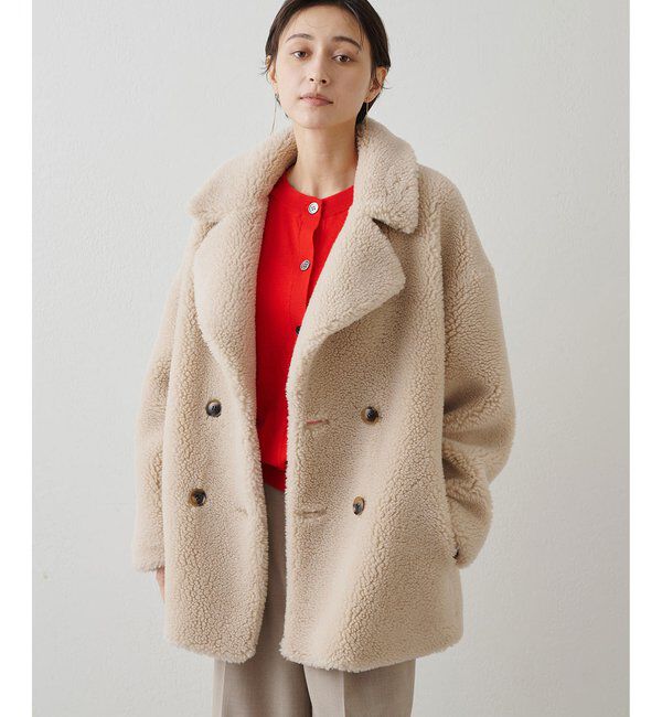 THE PAUSE「【THE PAUSE】ボアダブルコート＜WEB限定カラーあり＞」|その他|
