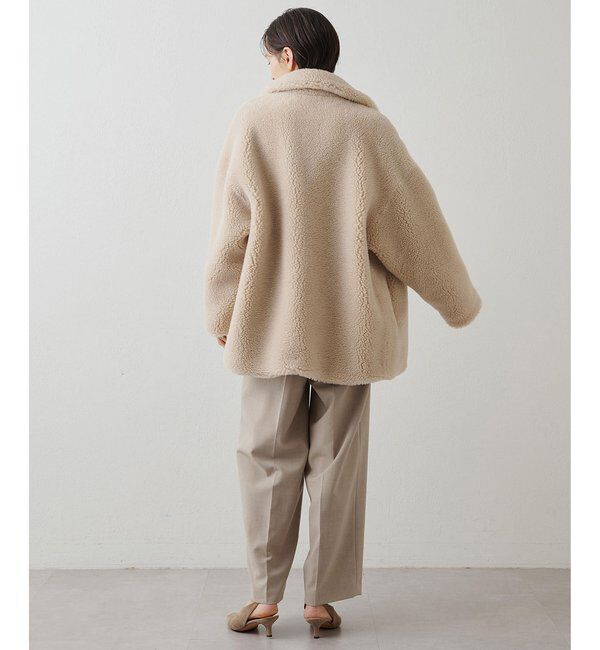 THE PAUSE「【THE PAUSE】ボアダブルコート＜WEB限定カラーあり＞」|その他|