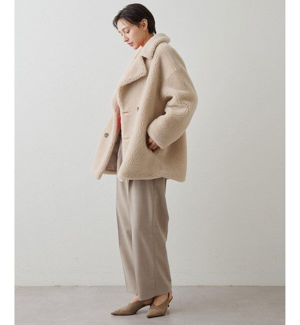 THE PAUSE「【THE PAUSE】ボアダブルコート＜WEB限定カラーあり＞」|その他|