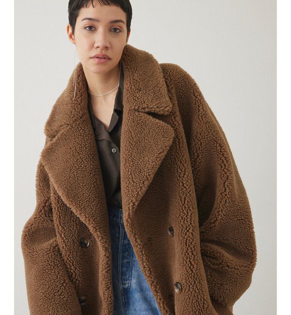 THE PAUSE「【THE PAUSE】ボアダブルコート＜WEB限定カラーあり＞」|その他|