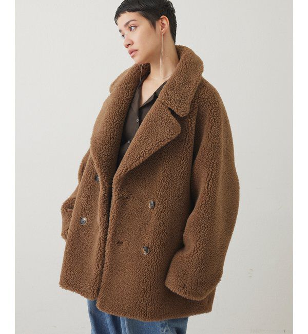 THE PAUSE「【THE PAUSE】ボアダブルコート＜WEB限定カラーあり＞」|その他|
