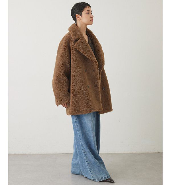 THE PAUSE「【THE PAUSE】ボアダブルコート＜WEB限定カラーあり＞」|その他|