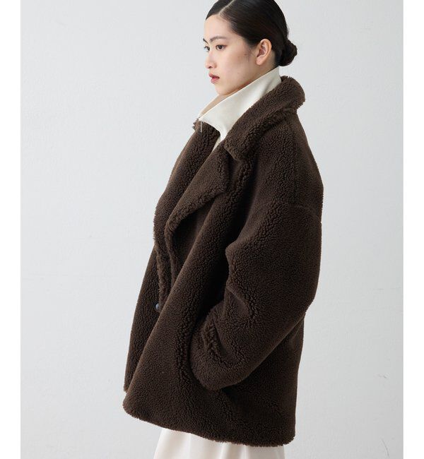 THE PAUSE「【THE PAUSE】ボアダブルコート＜WEB限定カラーあり＞」|その他|