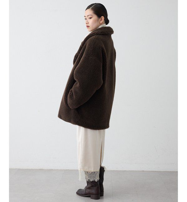 THE PAUSE「【THE PAUSE】ボアダブルコート＜WEB限定カラーあり＞」|その他|