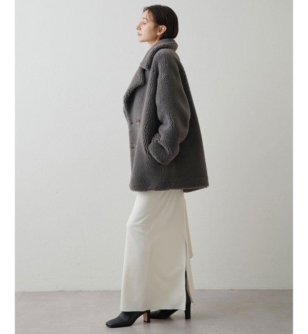 THE PAUSE「【THE PAUSE】ボアダブルコート＜WEB限定カラーあり＞」|その他|