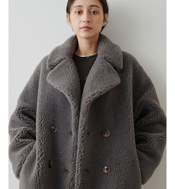 THE PAUSE「【THE PAUSE】ボアダブルコート＜WEB限定カラーあり＞」|その他|