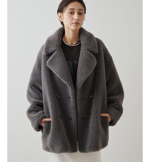 THE PAUSE「【THE PAUSE】ボアダブルコート＜WEB限定カラーあり＞」|その他|