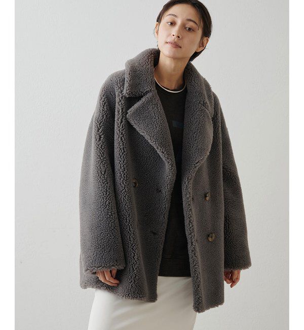THE PAUSE「【THE PAUSE】ボアダブルコート＜WEB限定カラーあり＞」|その他|