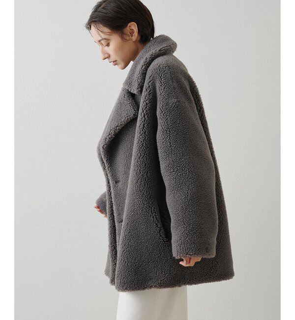THE PAUSE「【THE PAUSE】ボアダブルコート＜WEB限定カラーあり＞」|その他|