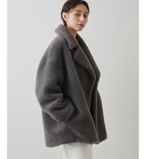 THE PAUSE「【THE PAUSE】ボアダブルコート＜WEB限定カラーあり＞」|その他|