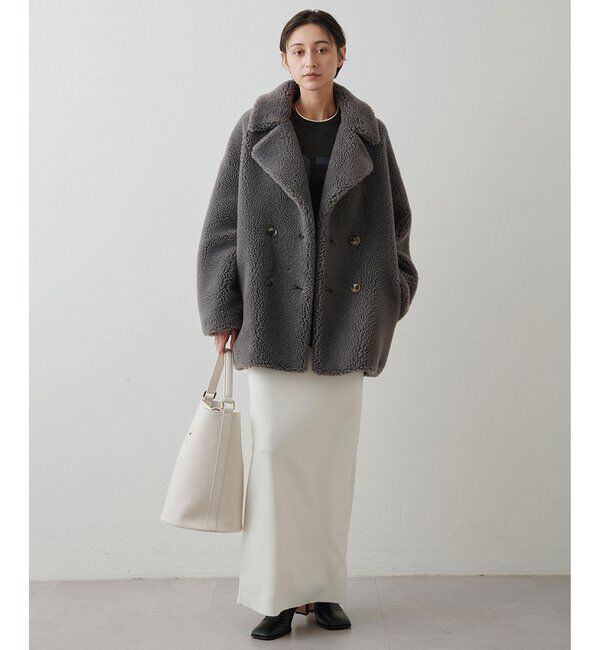 THE PAUSE「【THE PAUSE】ボアダブルコート＜WEB限定カラーあり＞」|その他|