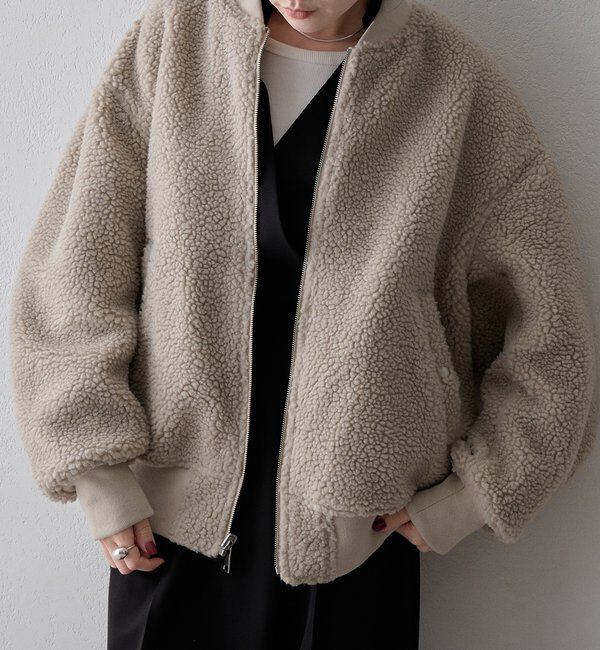 THE PAUSE「【THE PAUSE】ボアリバーシブルMA-1」|ブルゾン・スタジャン|