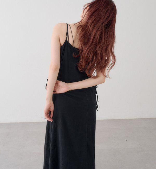 「サイドリボンキャミワンピース」|ワンピース|