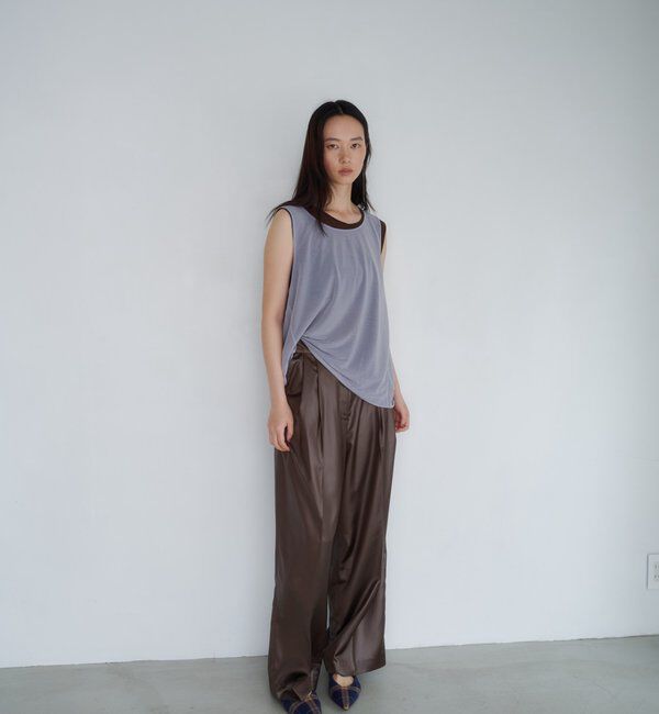  「カットシフォンレイヤードタンクSET」|キャミソール|
