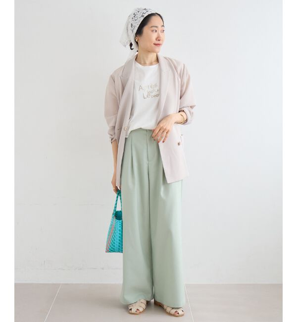  「【手洗い可】メッシュダブルブレストジャケット」|その他|