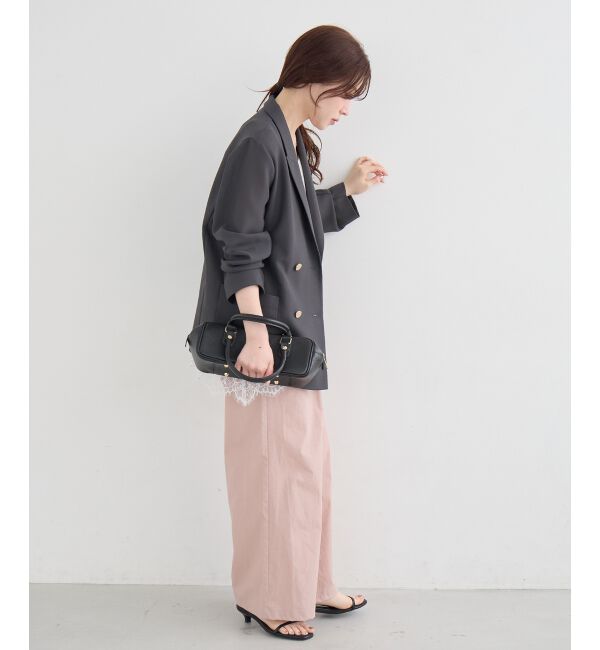  「【手洗い可】メッシュダブルブレストジャケット」|その他|