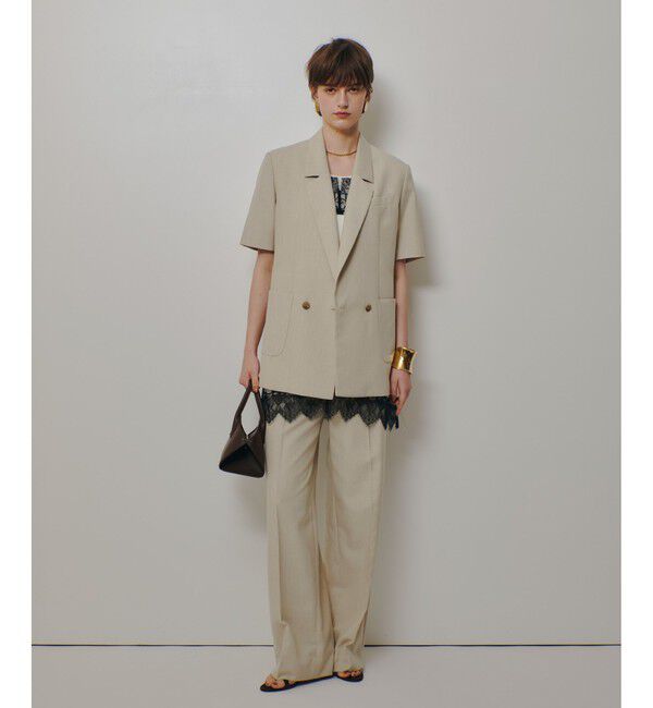 allureville「ハーフスリーブジャケット」|テーラードジャケット|