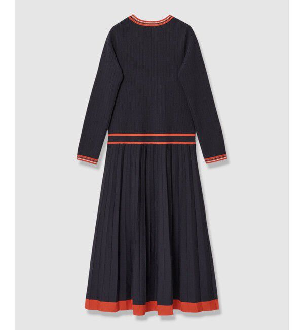 allureville「ラインアクセントプリーツニットワンピース」|ワンピース|