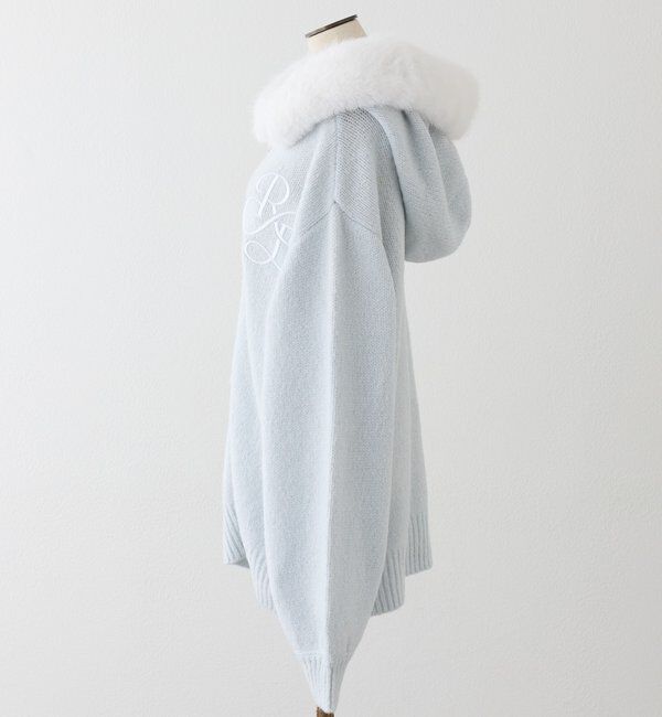  「【Premium order】ゆるたぽマシュマロフェイクファーパーカー」|ニット・セーター|