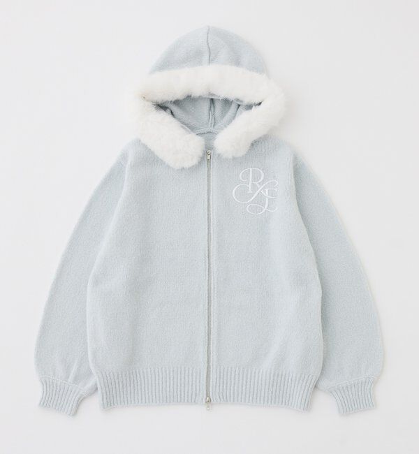  「【Premium order】ゆるたぽマシュマロフェイクファーパーカー」|ニット・セーター|