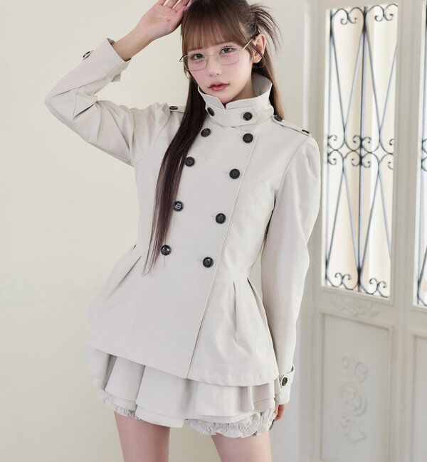  「【Premium order】レイヤード風フレアミニスカート/セットアップ可能」|スカート|
