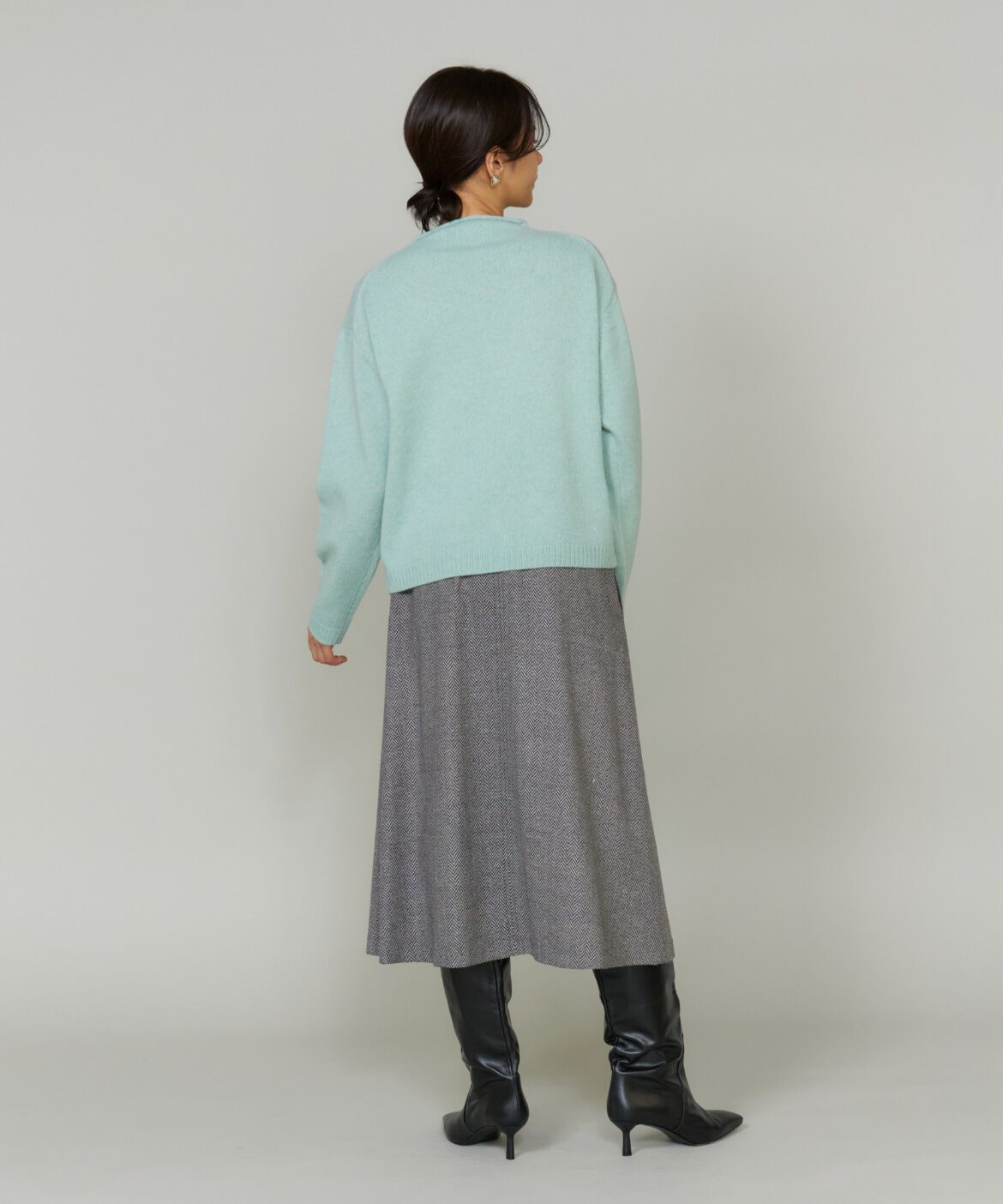 Le Souk「アルパカブレンドモックネックプルオーバー」|ニット・セーター|