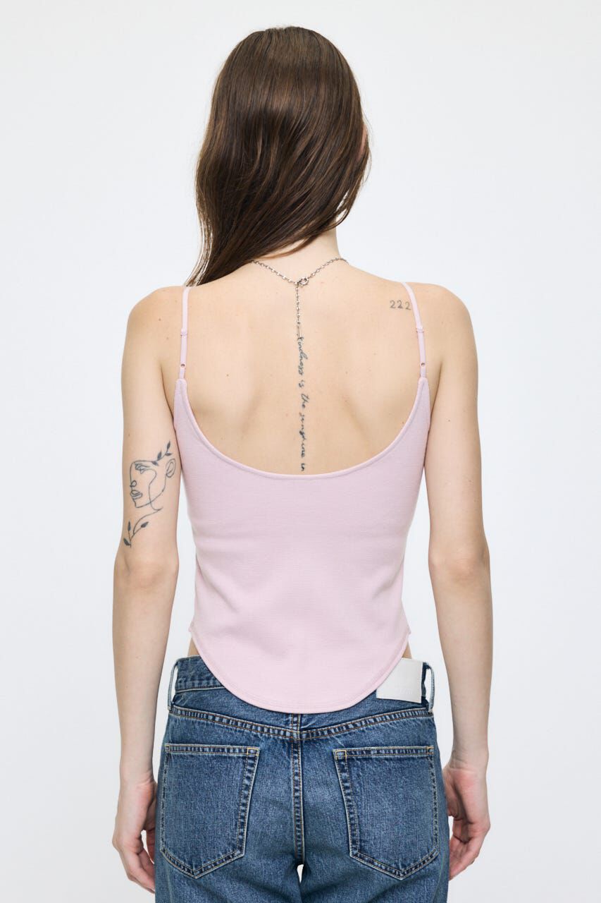 MOUSSY「BACK SCOOPキャミソール」|キャミソール|