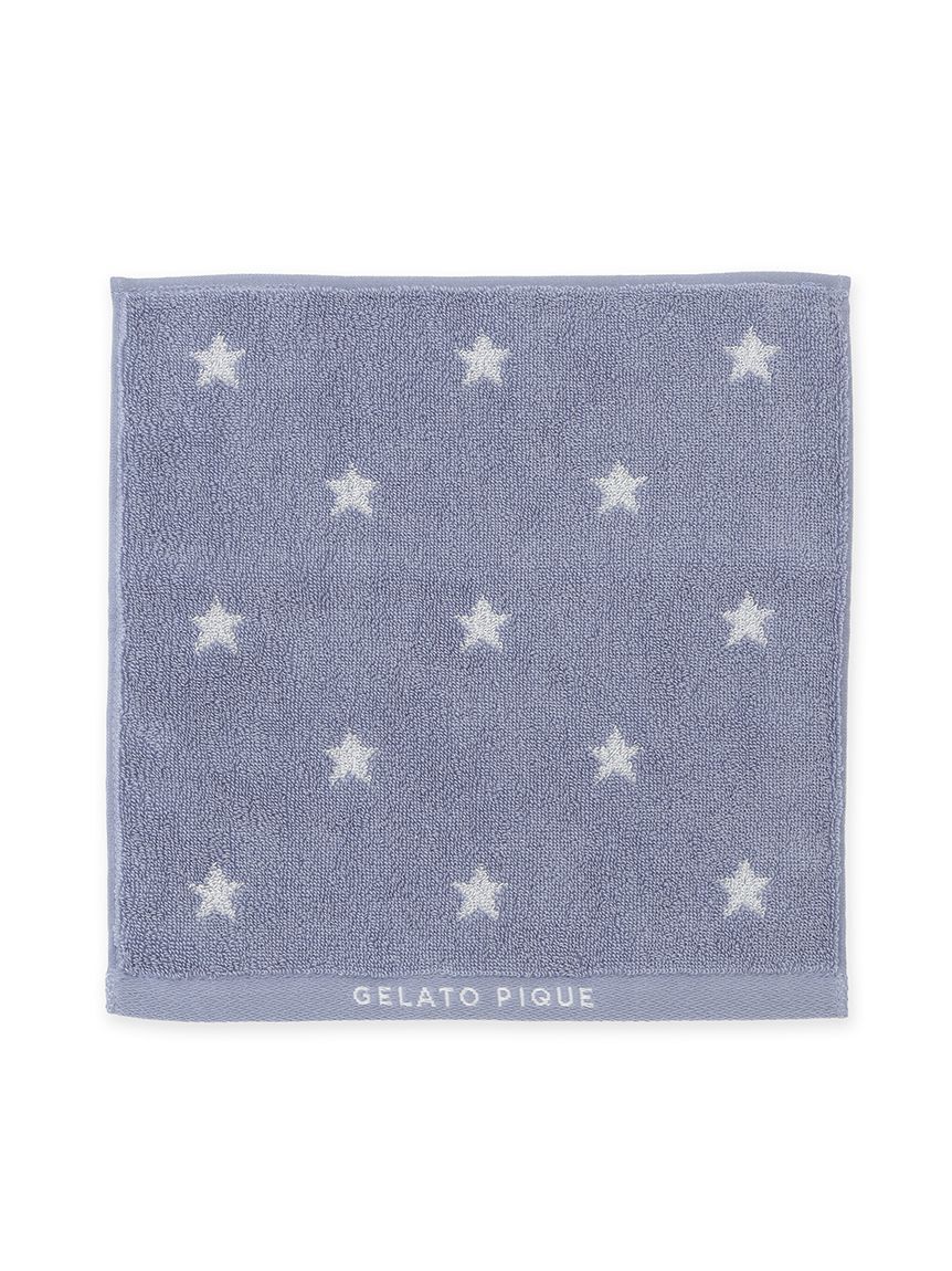 gelato pique「スターハンドタオル」|ハンカチ|BLU