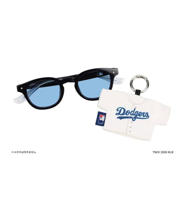  「Zoff | MLB メガネ・サングラス拭き | クリーナー キーホルダー チャーム マスコット スマホ拭き」|サングラス|