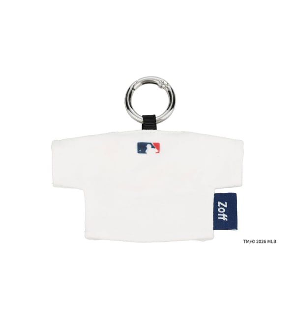  「Zoff | MLB メガネ・サングラス拭き | クリーナー キーホルダー チャーム マスコット スマホ拭き」|サングラス|