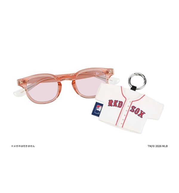 「Zoff | MLB メガネ・サングラス拭き | クリーナー キーホルダー チャーム マスコット スマホ拭き」|サングラス|