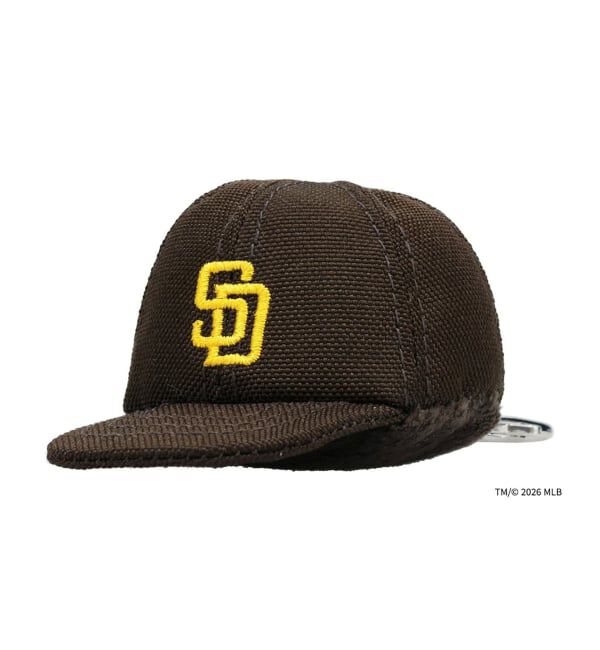  「Zoff | MLB メガネ・サングラス拭き | クリーナー キーホルダー チャーム マスコット スマホ拭き」|サングラス|ブラウン