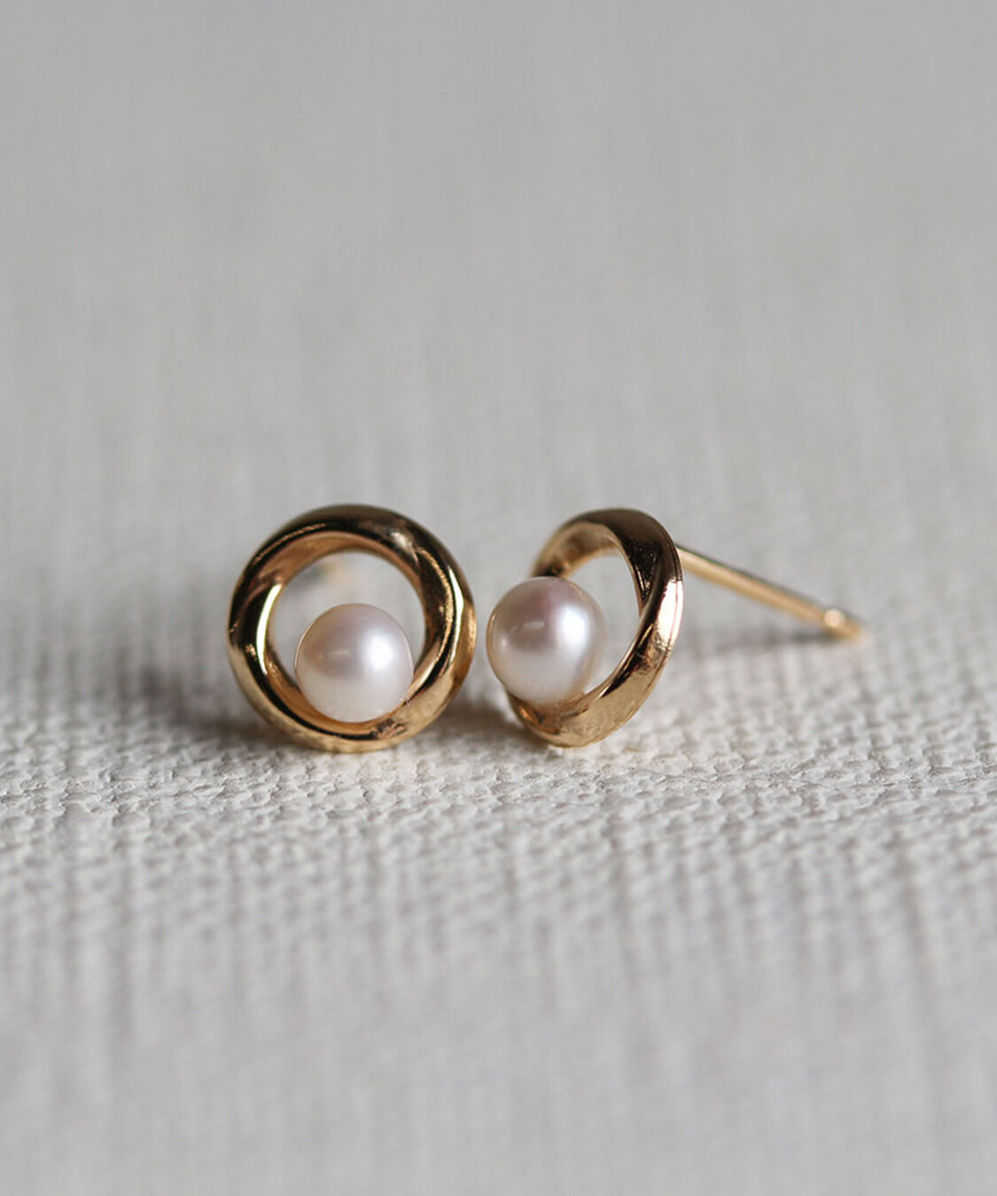  「パール ピアス | K10YG」|ピアス|