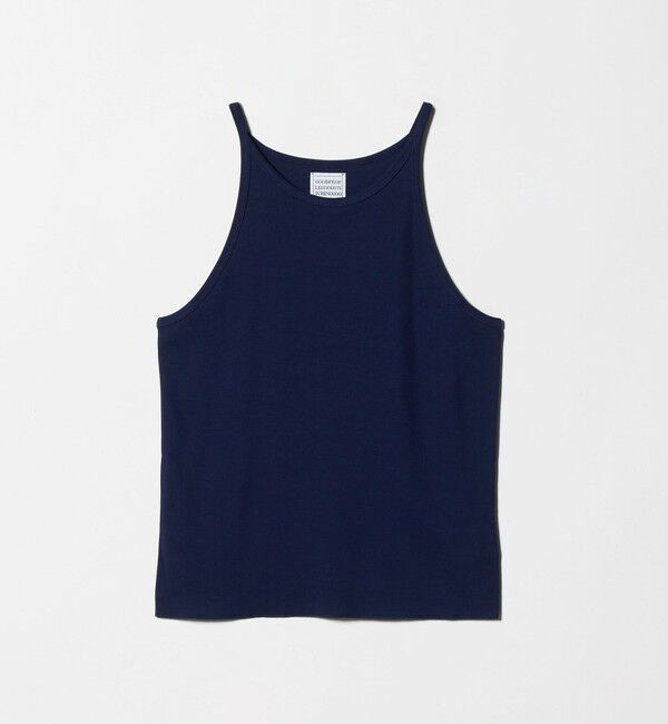 UNITED ARROWS「＜GOOD PEOPLE GOOD STITCHING GOOD PRODUCT＞リブ タンクトップ」|キャミソール|NAVY