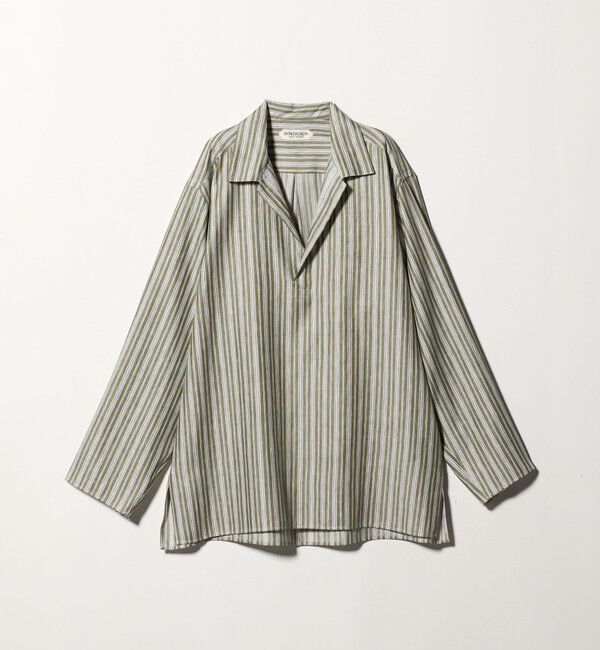UNITED ARROWS「＜SOVEREIGN＞ストライプ スキッパーシャツ」|シャツ・ブラウス|